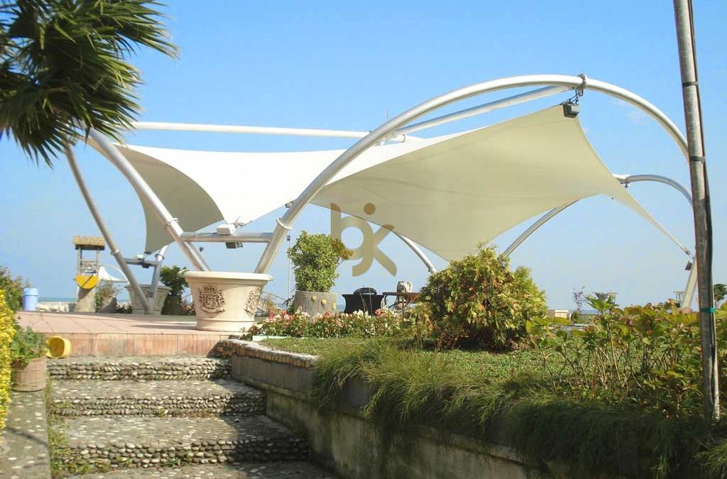Tenda atau Kanopi Membrane di Puncak Bogor