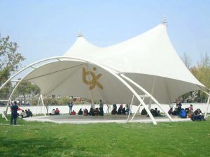 kanopi membrane taman alun-alun