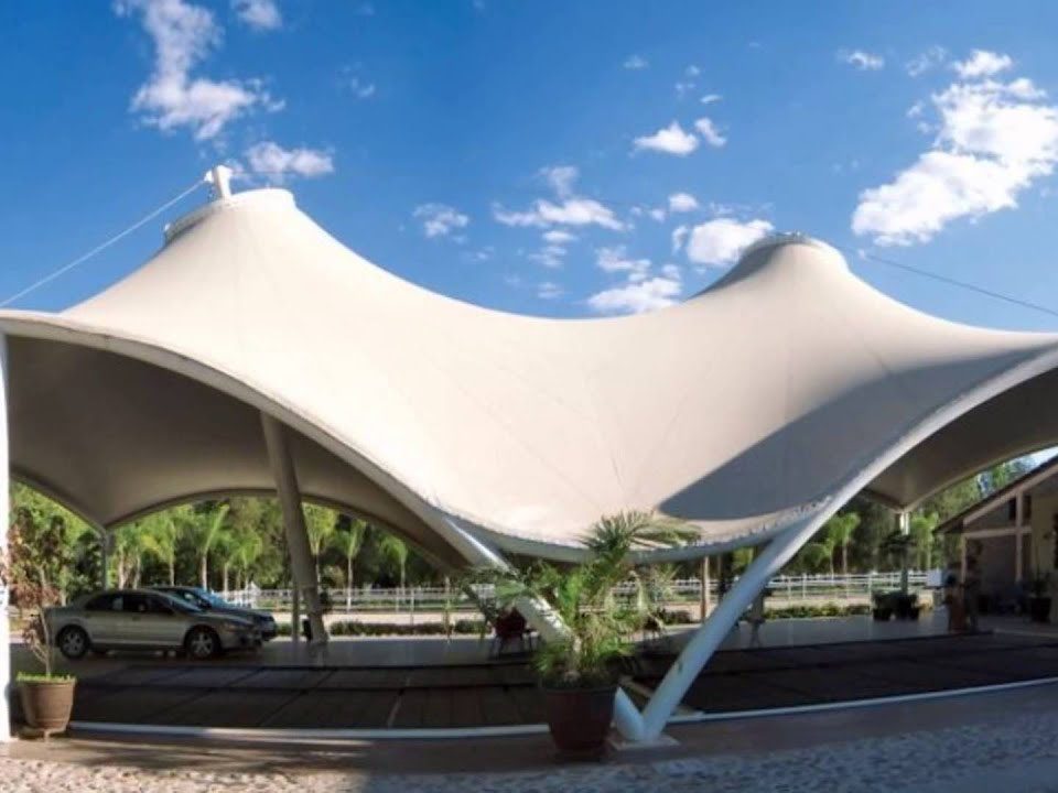 modern canopy, house exterior, patio design