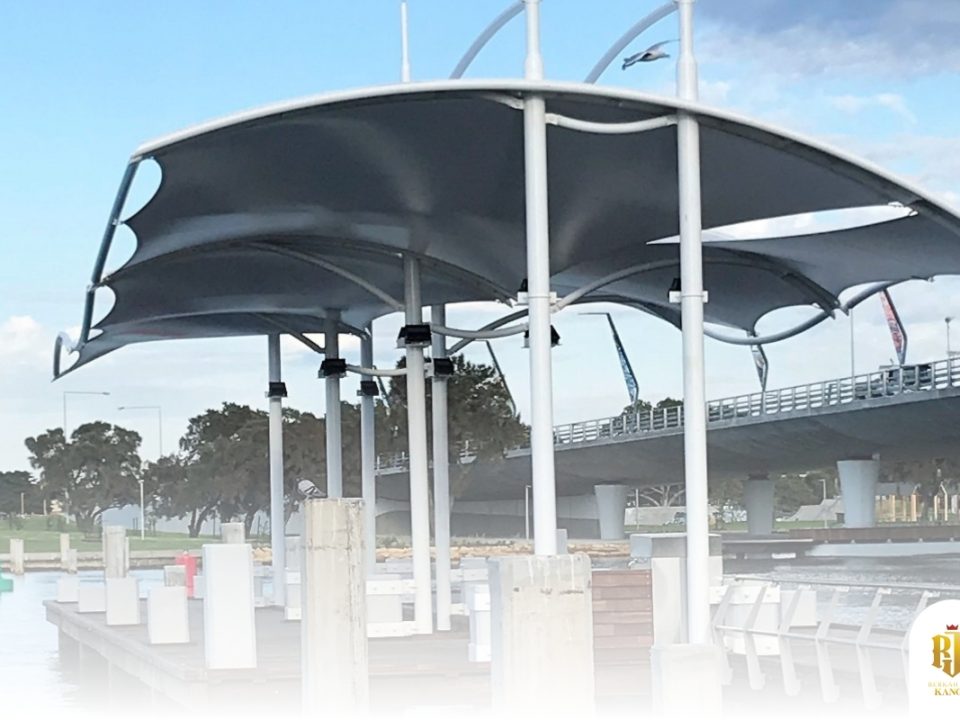 modern canopy, house exterior, patio design