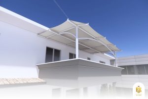 tenda membran, jakarta, indonesia