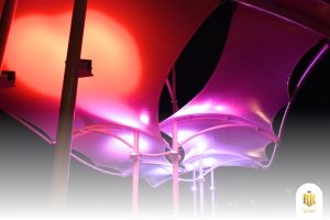 modern canopy, membrane structure, serpong