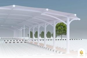 tenda membran, jakarta, indonesia