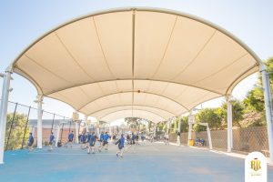 carport, membrane canopy, serpong