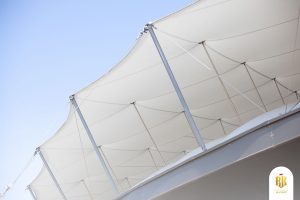 membrane canopy, rain protection, Bogor