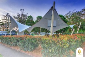 modern canopy, membrane structure, serpong