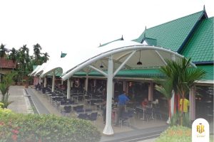 tenda membran, jakarta, indonesia