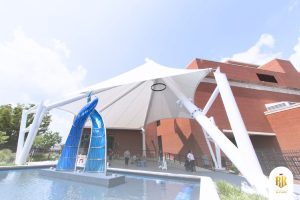 membrane canopy, rain protection, Bogor