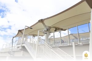 carport, membrane canopy, serpong