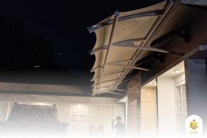 membrane canopy, modern architecture, depok