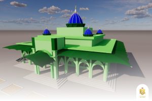 membrane canopy, rain protection, Bogor