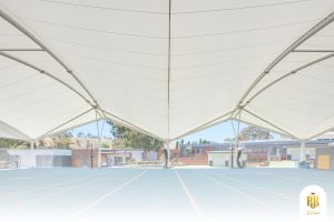 carport, membrane canopy, serpong