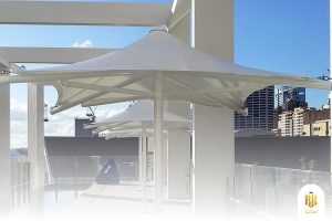 membrane canopy, rain protection, Bogor