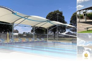 membrane canopy, rain protection, Bogor