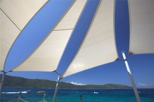 modern canopy, membrane structure, Melody Lake Gading Serpong