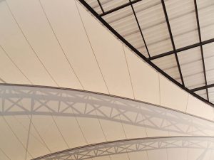 carport, membrane canopy, serpong