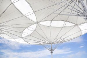 membrane canopy, rain protection, Bogor