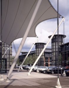 modern canopy, membrane structure, serpong