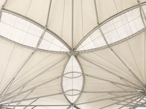 modern canopy, membrane structure, serpong