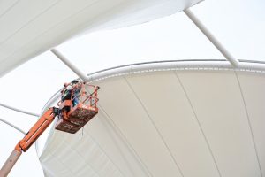 membrane canopy, rain protection, Bogor