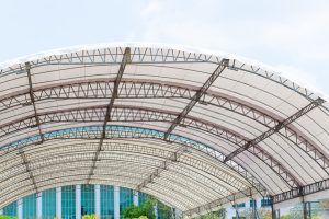 membrane canopy, modern architecture, depok
