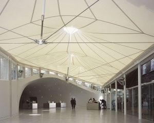 modern canopy, membrane structure, Melody Lake Gading Serpong
