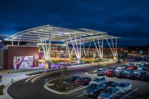 modern canopy, membrane structure, Melody Lake Gading Serpong
