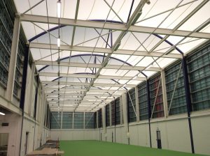 membrane canopy, modern architecture, depok