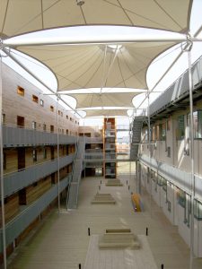 modern canopy, membrane structure, Melody Lake Gading Serpong