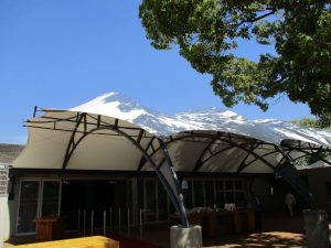 modern canopy, membrane structure, Melody Lake Gading Serpong