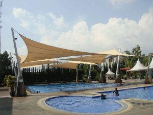 modern canopy, membrane structure, serpong
