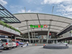 modern canopy, membrane structure, Melody Lake Gading Serpong