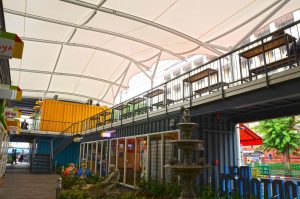 tenda membran, jakarta, indonesia