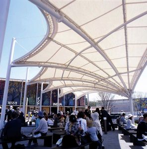 carport, membrane canopy, serpong
