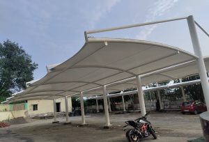 modern canopy, membrane structure, Melody Lake Gading Serpong