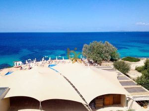 membrane canopy, modern architecture, depok