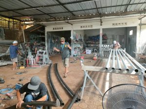 modern canopy, membrane structure, serpong